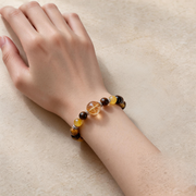 Golden Tiger Eye and Citrine Bracelet