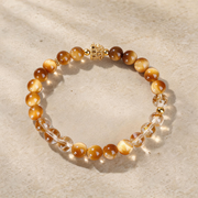 Golden Tiger Eye Crystal Bracelet